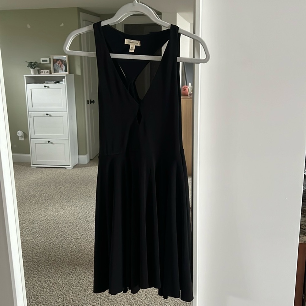 Black A-Line Mini Dress - Size S